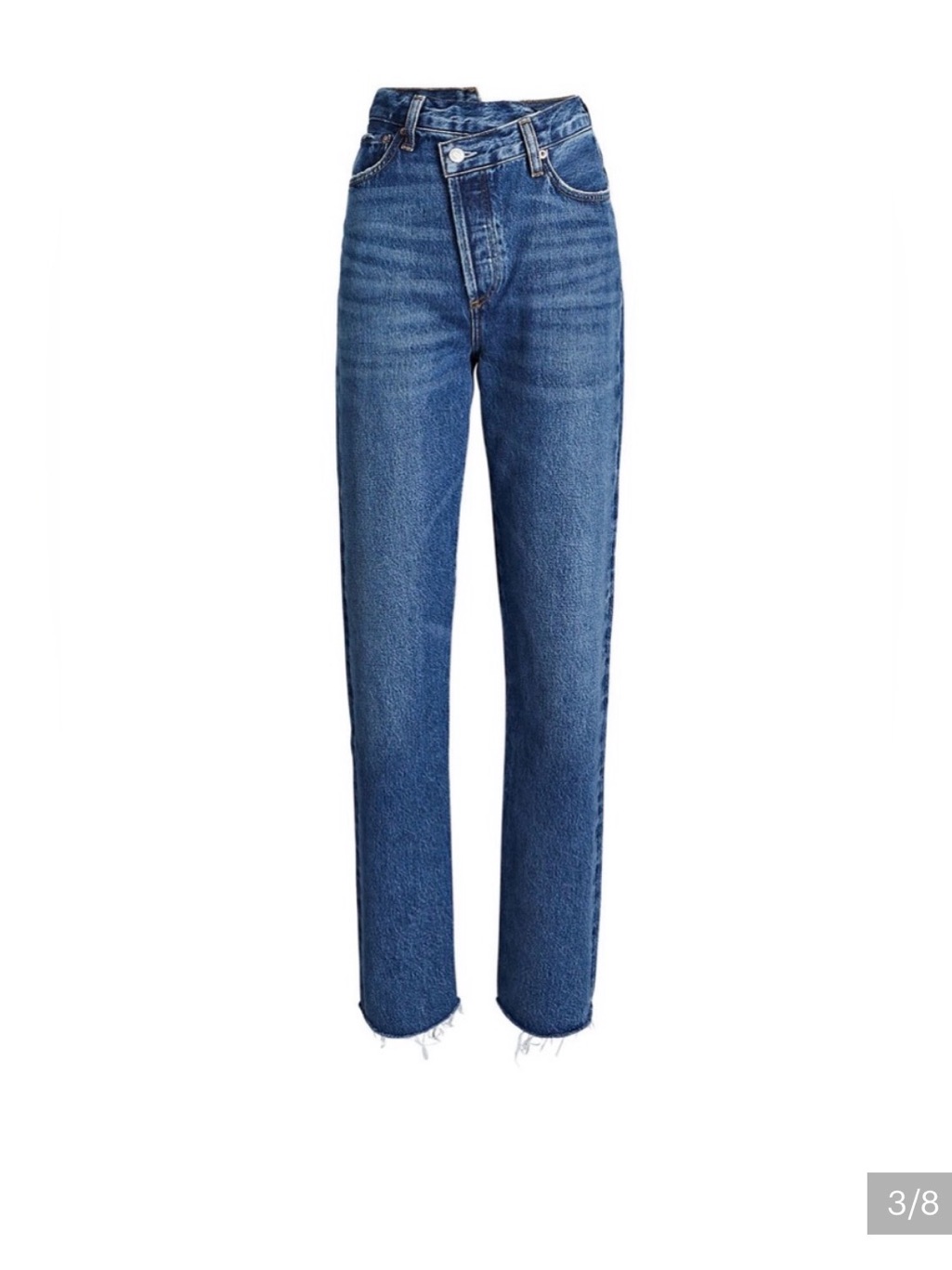 Agolde Criss Cross Straight Leg Jeans In 25